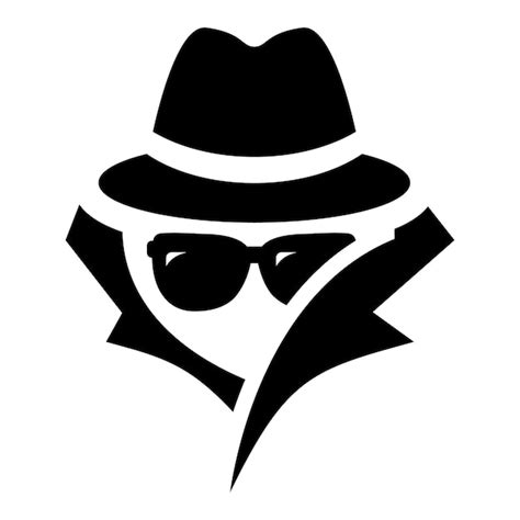 Premium Vector Spy Icon Detective Or Agent Vector Illustration