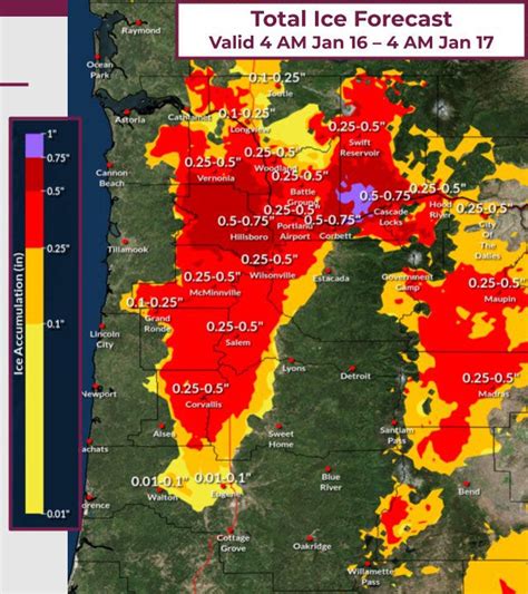 Oregon Winter Storm Live Updates Warning Of Major Ice Storm Tuesday