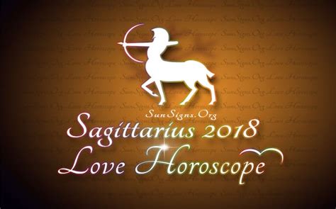 Sagittarius Love Horoscope 2018 Sunsignsorg
