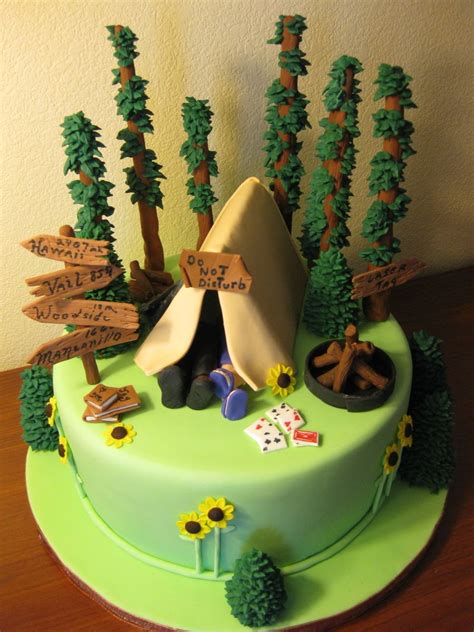 Coolest Homemade Camping Birthday Cake Artofit