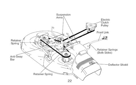 Craftsman 48 Inch Mower Deck Belt Diagram