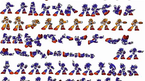 Mecha Sonic Sprites Listo Youtube