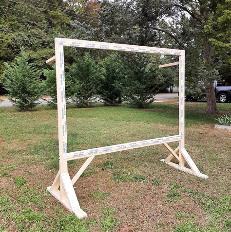 Wooden Free Standing Frame For Rug Tufting Pine Strong And Stable With