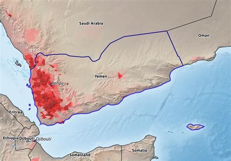 yemen population density map hot sex picture