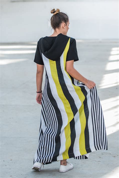 Striped Linen Dress Allseams