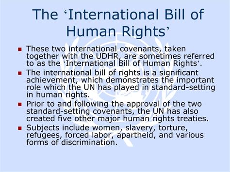 Ppt The Universal Declaration Of Human Rights Powerpoint Presentation