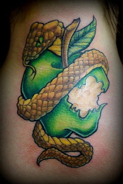37 Ideas Tattoo Snake Apple Art Apple Tattoo Sleeve Tattoos Apple Art