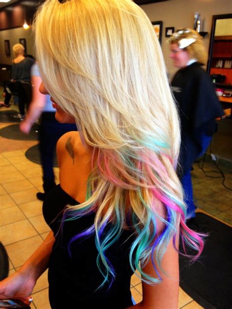 Rainbow Ombré Hair Musely