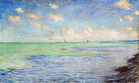 The Sea At Pourville 1882 Claude Monet