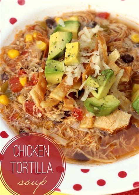 Cover, and cook on low setting for 6 to 8 hours or on high setting for 3 to 4 hours. Crock Pot Soup Recipes | Easy tortilla soup recipe ...