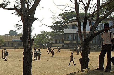 Stock Pictures Rural Schools And Playgrounds In India
