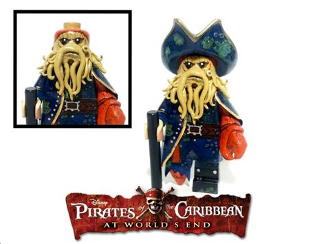 Lego Custom Davy Jones Pirates Of The Caribbean Lego Man Flickr