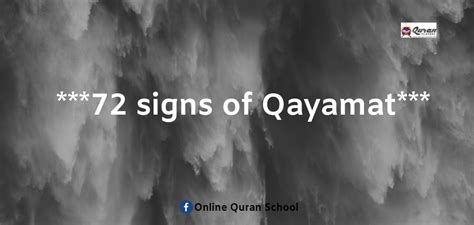 72 Signs Of Qayamat Quran Classes