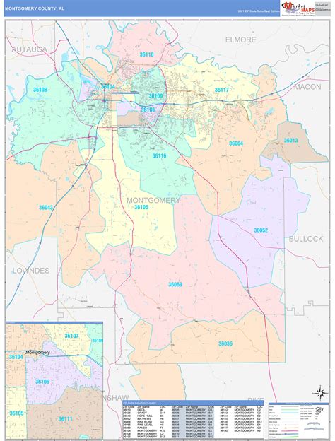 Montgomery Al County Map