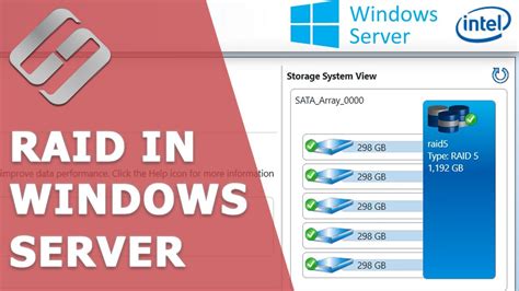 🖥️ How To Create Software Raid In Windows Server 2019 2016 2012 Or