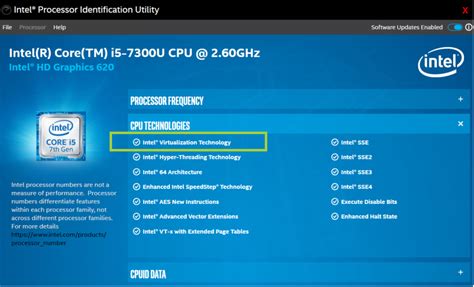 Use this tool to update the hdmi firmware version to 1.78 on the the intel® nuc7i3dn, nuc7i5dn, nuc7i7dn family. Determine If Your Processor Supports Intel® Virtualization Technology