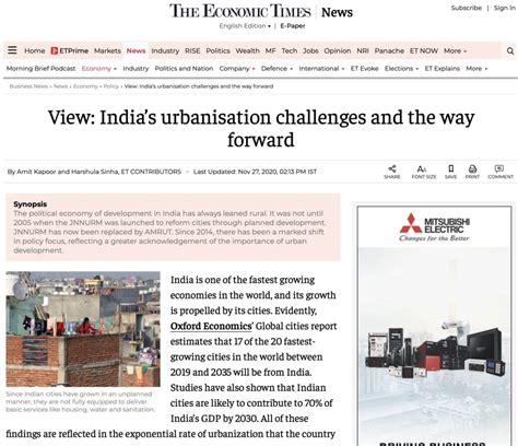 Indias Urbanization Challenges And Way Forward Institute For