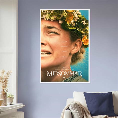 Midsommar Movie Poster, Midsommar Horror Movie Poster, Florence Pugh