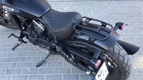 This seat is mounted on a strong forged aluminum base that. Indian Scout Bobber - new seat and solo luggage rack - YouTube