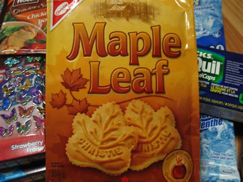 Christie In Korea Maple Leaf Christie Cookies From My Mom