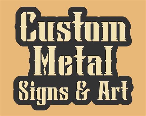 Custom Metal Signs And Art Cnc Plasma Cut Etsy