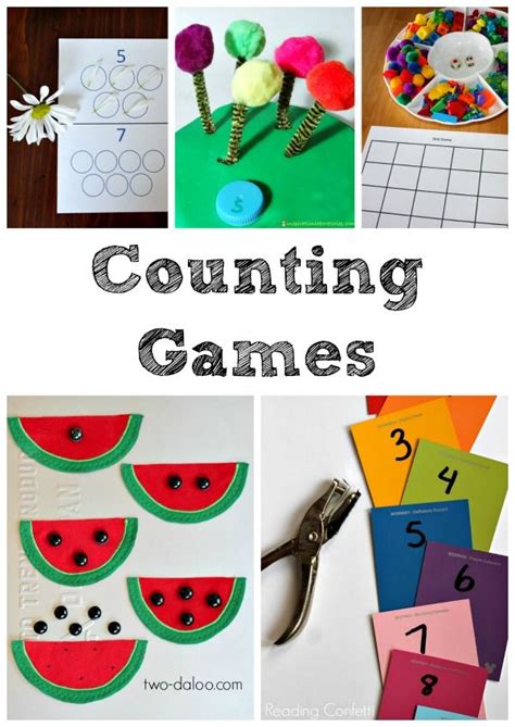 25 Fun Counting Games For Preschool And Kindergarten Math Activities