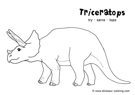 But these dinosaur coloring pages are the perfect complement to our dinosaur series. Triceratops Coloring