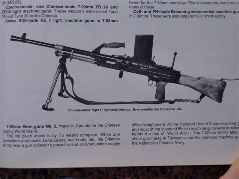 สารานุกรมปืนตอนที่ 807 Chinese Type 41 30 06 Bren Gun Pantip
