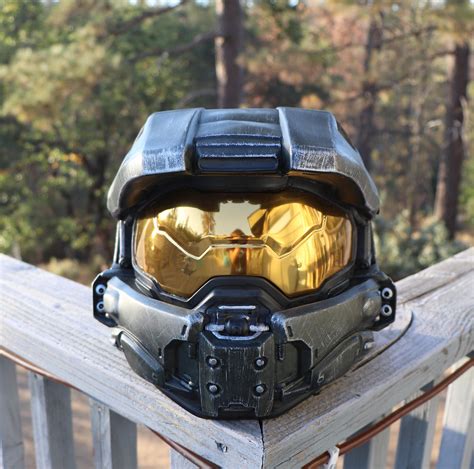 Halo Master Chief Wearable Helmet Full Size Spartan Cosplay Etsy