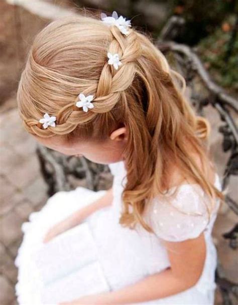 52 Super Cute Flower Girl Hairstyles Weddingomania