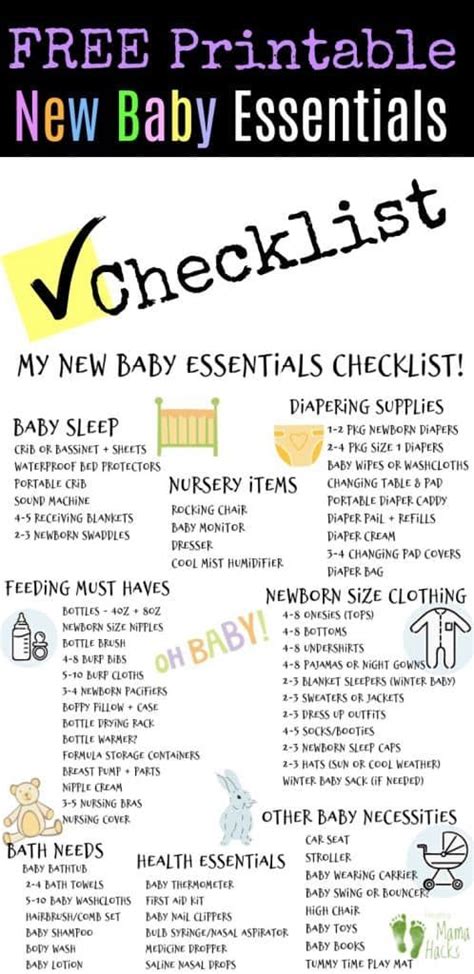 Printable Freebies For New Parents Healthy Mama Hacks In 2021 Baby