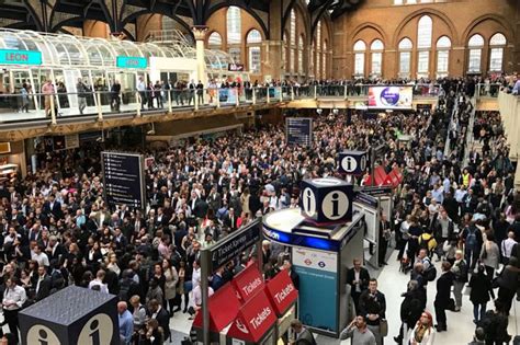 Liverpool Street Station At A Standstill After Man Is Hit By Train At