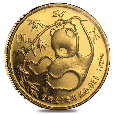 China gold coin incorporation face value: 1985 1 oz Chinese Gold Panda 100 Yuan BU (Sealed)