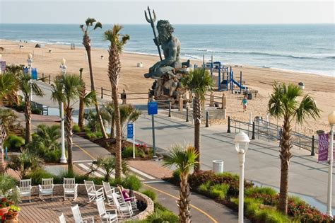 Located steps from the beach and boardwalk, this virginia beach hotel features an outdoor saltwater swimming pool. Virginia Beach, VA | Virginia beach boardwalk, Virginia beach vacation, Visit virginia beach