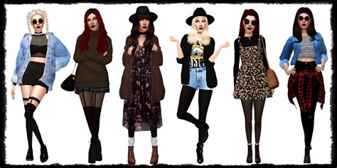 Lady Helinniel Come As You Are Grunge Sims 4 Cc
