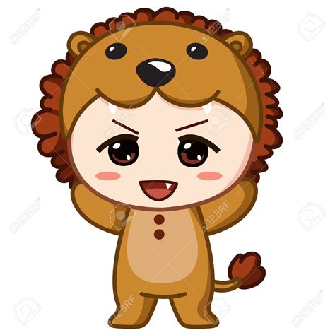 Baby In Cute Lion Costume Illustration Ad Cute Baby Lion