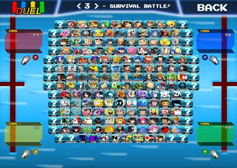 Ssb Project D Newest Roster By Evilasio2 On Deviantart