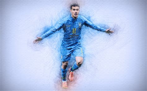 Descargar Fondos De Pantalla 4k Philippe Coutinho La Selección