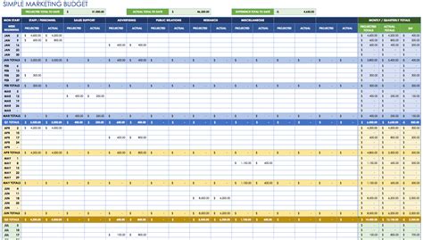 Monthly Finance Sheet Template Monthly Spreadsheet