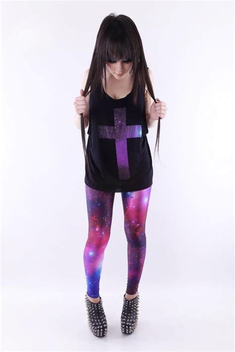 Galaxy Print All The Things With Black Milk Galaxy Outfit Galaxy Shoes