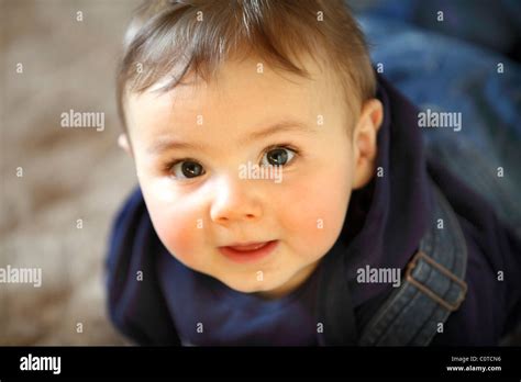 Month Old Baby Boy Smiling Hi Res Stock Photography And Images Alamy