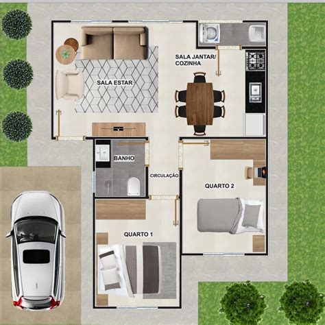 Plantas De Chalés Pequenos