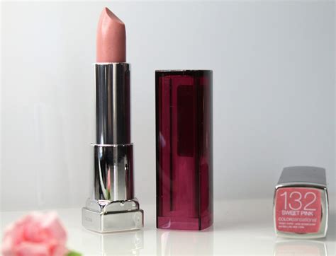 Maybelline Color Sensational Lipstick Sweet Pink 132 Beauty