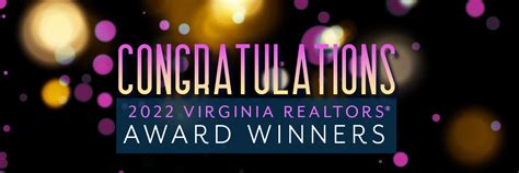 Virginia Realtors Celebrates 2022 Award Winners Virginia Realtors