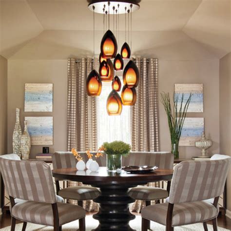 Led chandelier dining room ceiling light acrylic restaurant pendant lamp lights. Dining Room Pendant Lighting Ideas & Advice at Lumens.com