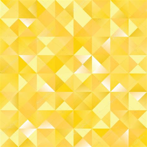 Yellow Abstract Pattern Triangle And Square Pattern In Yellow And