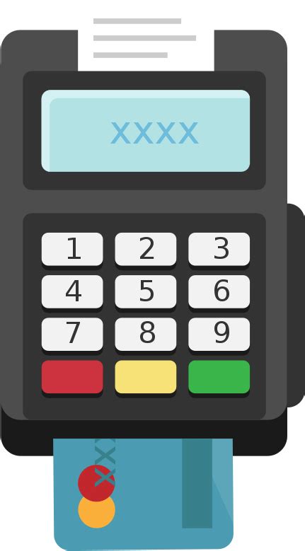 Card Terminal Pos Flat Icon Vector Card Machine Icon Png Clipart