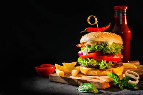 Burger Wallpapers Top Free Burger Backgrounds Wallpaperaccess