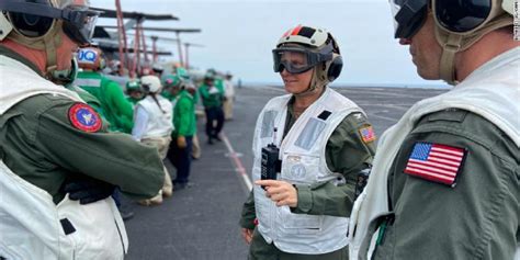 us navy s first woman aircraft carrier commander leadership is hard bol news