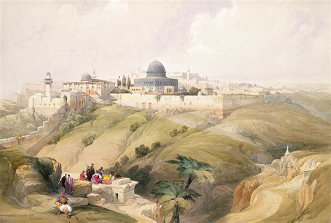 Jerusalem April 9th 1839 Plate 16 Drawing By David Roberts Pixels